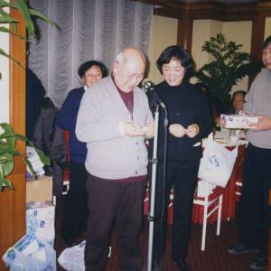 徐学成与华康字型同事（1990 年代）